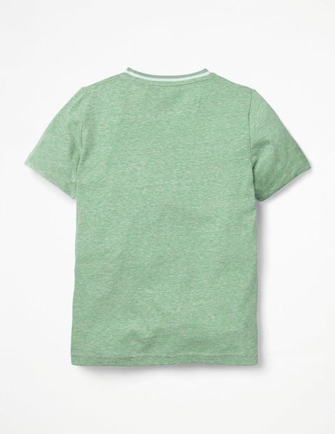 Surfer T-Shirt - Soft Green Marl Surfer T-Shirt - Soft Green Marl