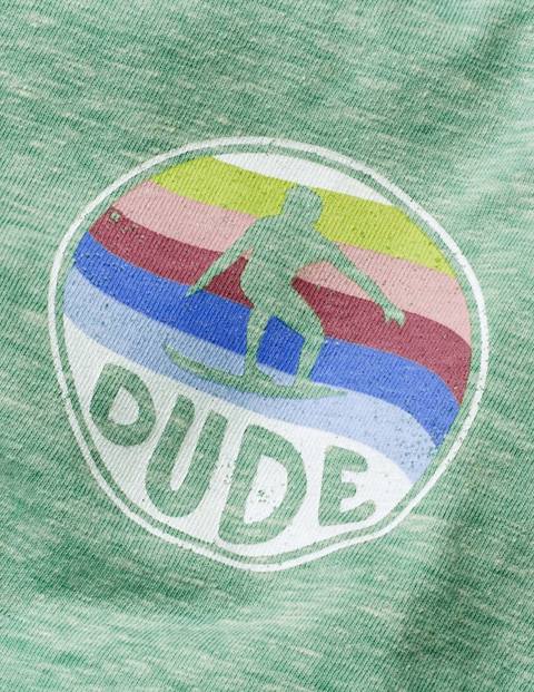 Surfer T-Shirt - Soft Green Marl Surfer T-Shirt - Soft Green Marl