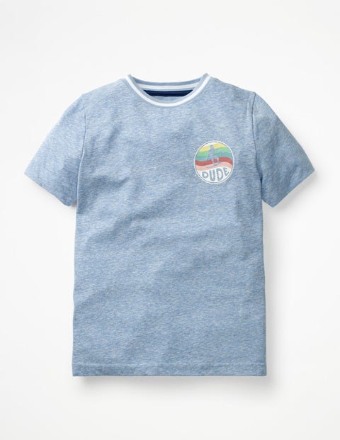 Surfer T-Shirt - Light Blue Marl Surfer T-Shirt - Light Blue Marl