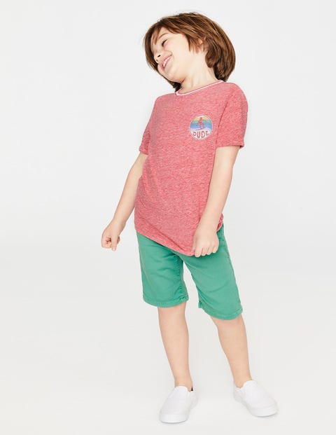 Surfer T-Shirt - Soft Red Marl Surfer T-Shirt - Soft Red Marl