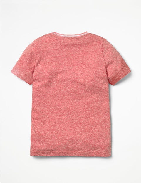Surfer T-Shirt - Soft Red Marl Surfer T-Shirt - Soft Red Marl