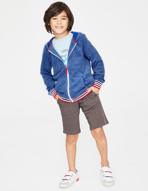 Towelling Zip-Up Hoodie - Duke Blue Marl Towelling Zip-Up Hoodie - Duke Blue Marl