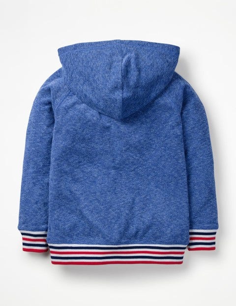 Towelling Zip-Up Hoodie - Duke Blue Marl Towelling Zip-Up Hoodie - Duke Blue Marl