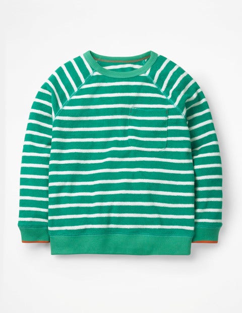 Sweat En Éponge - Vert jungle/blanc Sweat En Éponge - Vert jungle/blanc