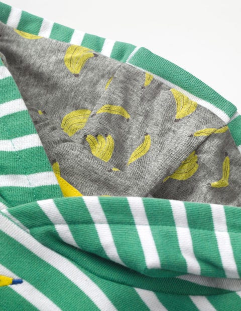Sweat À Capuche Avec Poche Amusante - Singe vert jungle/blanc Sweat À Capuche Avec Poche Amusante - Singe vert jungle/blanc