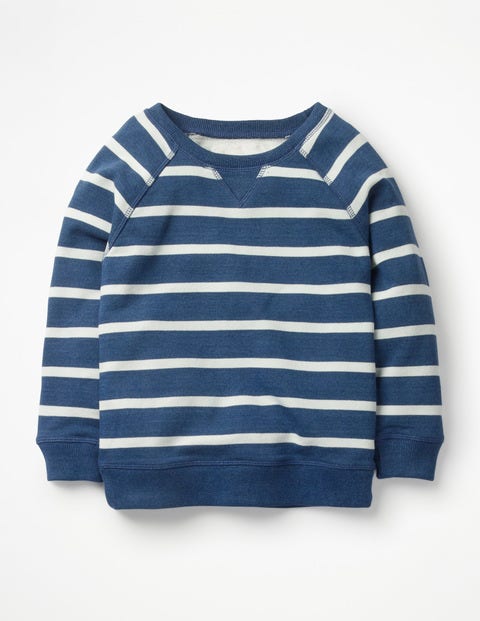 Surf Sweatshirt - Indigo Blue/White Surf Sweatshirt - Indigo Blue/White