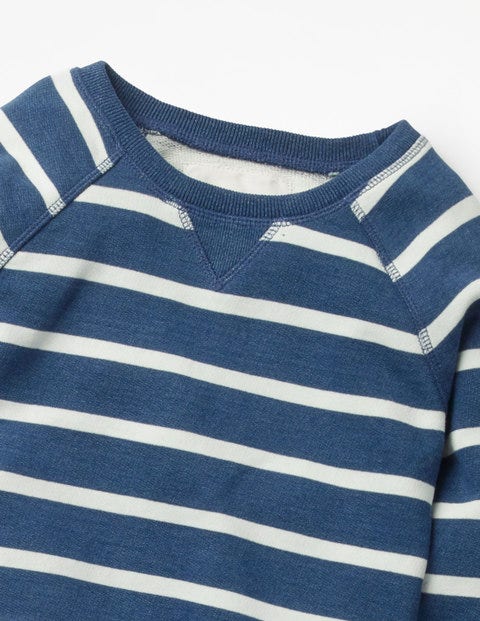 Surf Sweatshirt - Indigo Blue/White Surf Sweatshirt - Indigo Blue/White