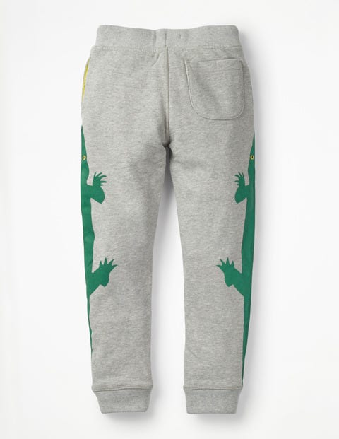 Jogginghose Mit Tiermotiv - Grau Meliert, Krokodile Jogginghose Mit Tiermotiv - Grau Meliert, Krokodile