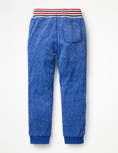 Frottee-Jogginghose - Königsblau, Meliert Frottee-Jogginghose - Königsblau, Meliert