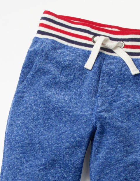 Frottee-Jogginghose - Königsblau, Meliert Frottee-Jogginghose - Königsblau, Meliert