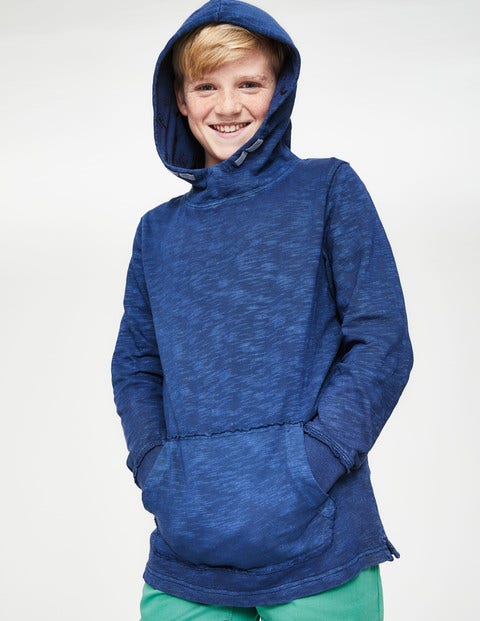 Garment-Dyed Slub Hoodie - Starboard Blue Garment-Dyed Slub Hoodie - Starboard Blue