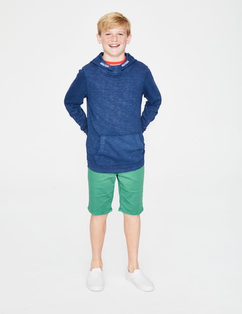 Garment-Dyed Slub Hoodie - Starboard Blue Garment-Dyed Slub Hoodie - Starboard Blue