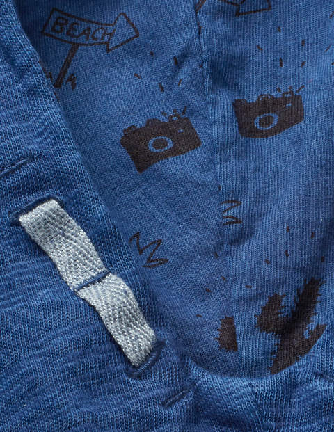Garment-Dyed Slub Hoodie - Starboard Blue Garment-Dyed Slub Hoodie - Starboard Blue