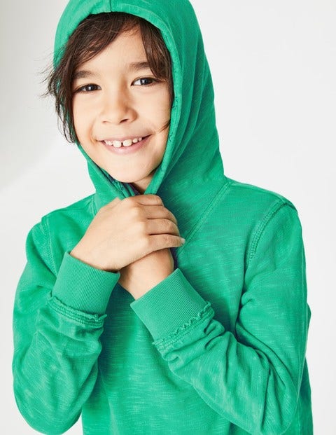Garment-Dyed Slub Hoodie - Jungle Green Garment-Dyed Slub Hoodie - Jungle Green