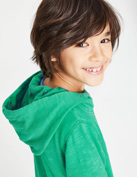 Garment-Dyed Slub Hoodie - Jungle Green Garment-Dyed Slub Hoodie - Jungle Green