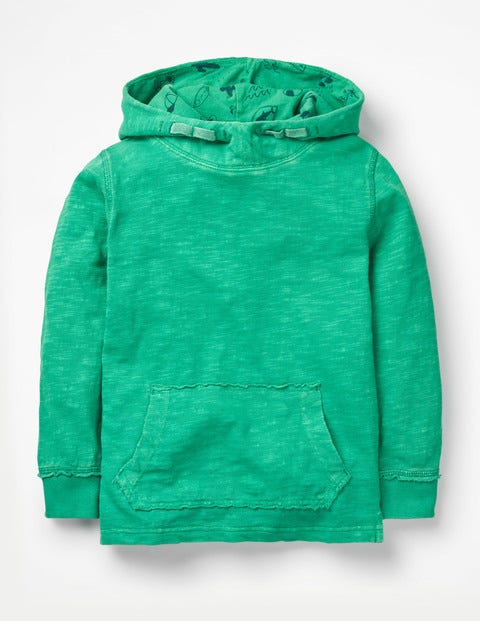 Garment-Dyed Slub Hoodie - Jungle Green Garment-Dyed Slub Hoodie - Jungle Green