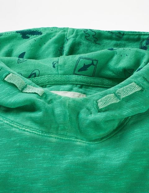 Garment-Dyed Slub Hoodie - Jungle Green Garment-Dyed Slub Hoodie - Jungle Green