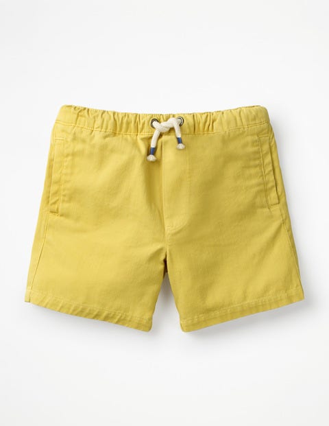Drawstring Shorts - Celery Yellow Drawstring Shorts - Celery Yellow