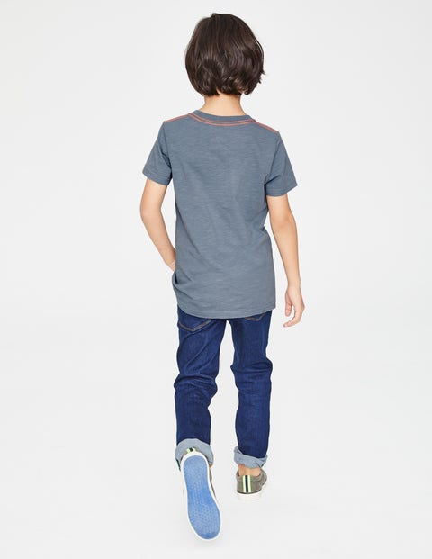 Printed Music T-Shirt - Tin Blue Star Printed Music T-Shirt - Tin Blue Star