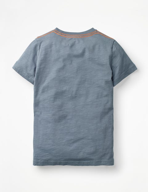 Printed Music T-Shirt - Tin Blue Star Printed Music T-Shirt - Tin Blue Star
