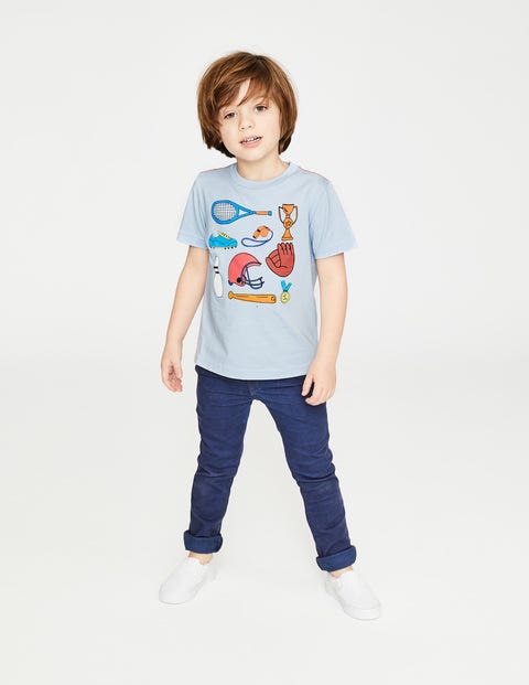 Sports T-Shirt - Provence Blue Multi Sports Sports T-Shirt - Provence Blue Multi Sports
