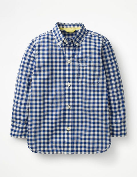 Smart Shirt - School Blue Gingham Smart Shirt - School Blue Gingham