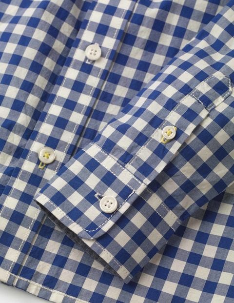 Smart Shirt - School Blue Gingham Smart Shirt - School Blue Gingham