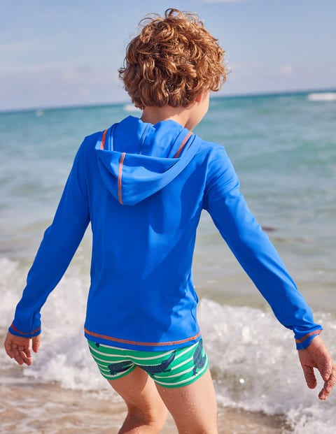 Hooded Rash Vest - Pool Blue Hooded Rash Vest - Pool Blue