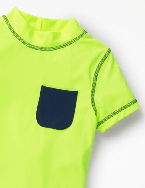 Short-Sleeved Rash Guard - Neon Yellow Short-Sleeved Rash Guard - Neon Yellow