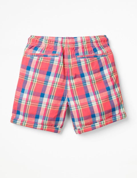 Roll-Up Shorts - Madras Red Check Roll-Up Shorts - Madras Red Check