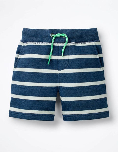 Jersey Shorts - Indigo/Ecru Jersey Shorts - Indigo/Ecru
