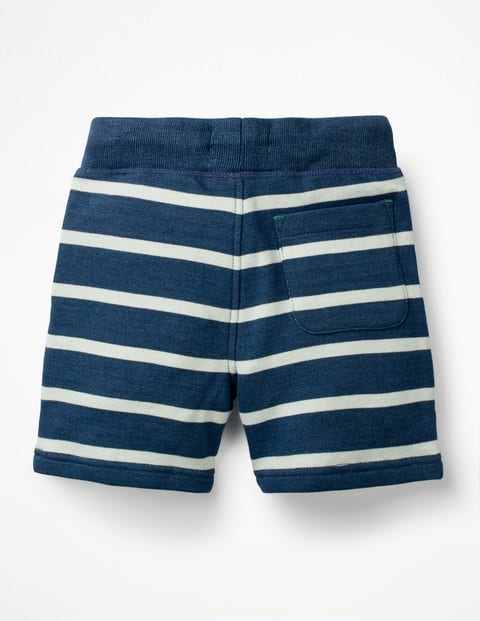 Jersey Shorts - Indigo/Ecru Jersey Shorts - Indigo/Ecru