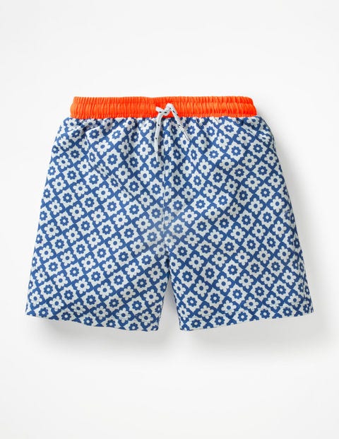 Sea Fun Swim Trunks - Duke Blue Geo Sea Fun Swim Trunks - Duke Blue Geo