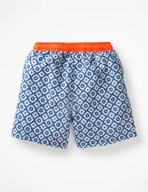 Sea Fun Swim Trunks - Duke Blue Geo Sea Fun Swim Trunks - Duke Blue Geo