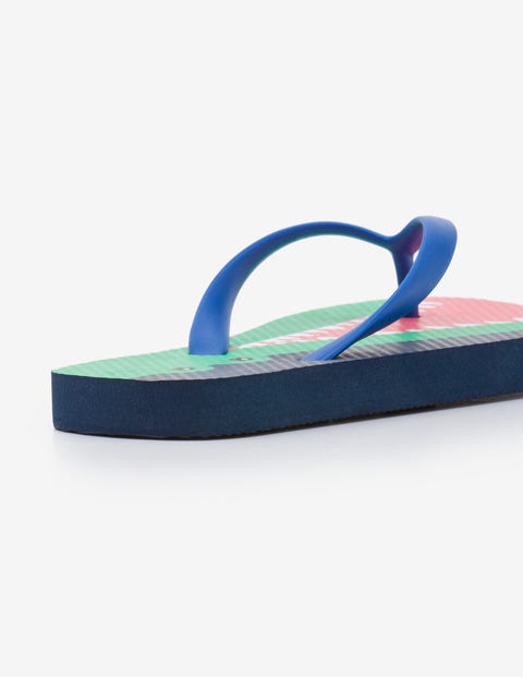 Printed Flip-Flops - Lagoon Blue Printed Flip-Flops - Lagoon Blue