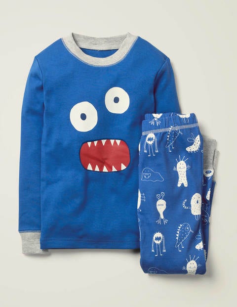 Pyjama Phosphorescent - Monstres bleu duc Pyjama Phosphorescent - Monstres bleu duc