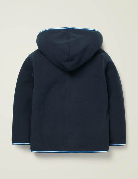 Cosy Reversible Zip-Up Hoodie - College Blue Cosy Reversible Zip-Up Hoodie - College Blue
