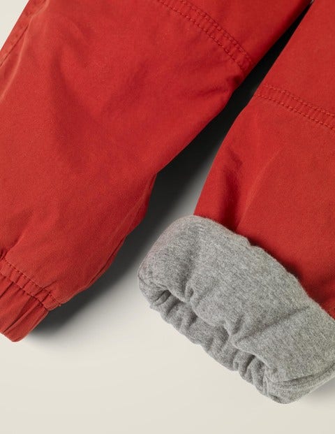 Gefütterte Cargohose - Feuerrot Gefütterte Cargohose - Feuerrot
