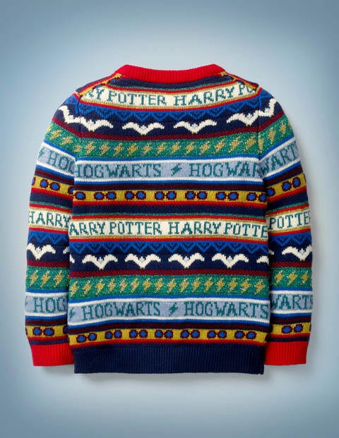 Harry Potter Fair Isle Jumper - College Blue Multi Harry Potter Fair Isle Jumper - College Blue Multi