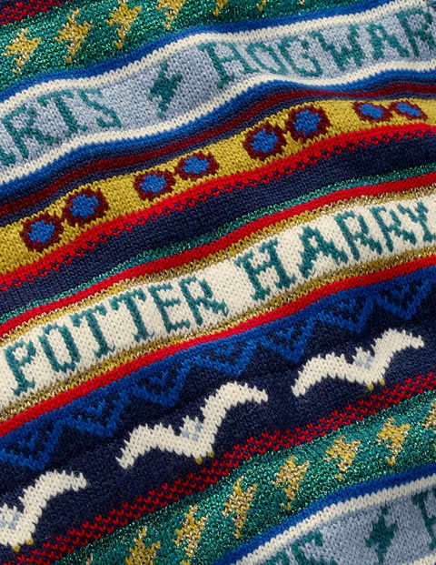 Harry Potter Fair Isle Jumper - College Blue Multi Harry Potter Fair Isle Jumper - College Blue Multi