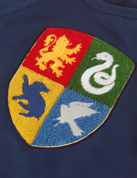 Sweatshirt Mit Hogwarts-Wappen - Dunkelblau Sweatshirt Mit Hogwarts-Wappen - Dunkelblau