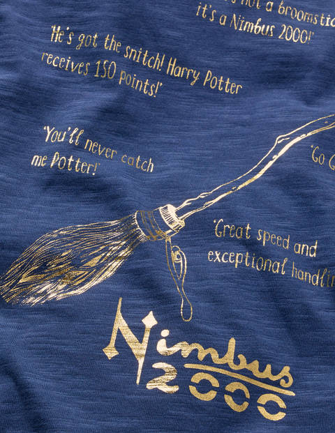 T-Shirt Mit Fakten Über Rennbesen - Dunkelblau T-Shirt Mit Fakten Über Rennbesen - Dunkelblau