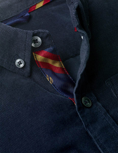 Chemise Harry en velours côtelé à poche - Bleu nuit Chemise Harry en velours côtelé à poche - Bleu nuit