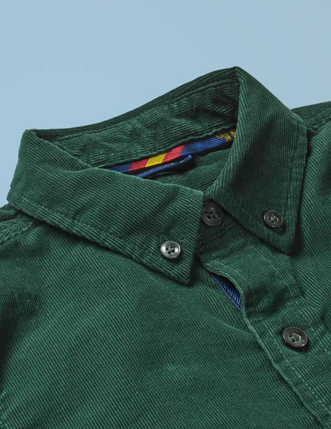 Harry Pocket Cord Shirt - Emerald Night Green Harry Pocket Cord Shirt - Emerald Night Green
