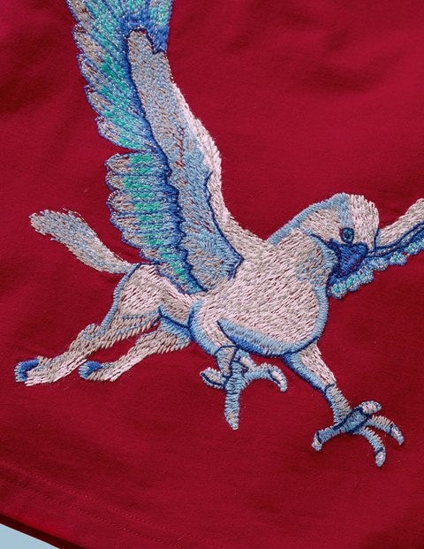 Buckbeak Superstitch T-Shirt - Robin Red Buckbeak Superstitch T-Shirt - Robin Red