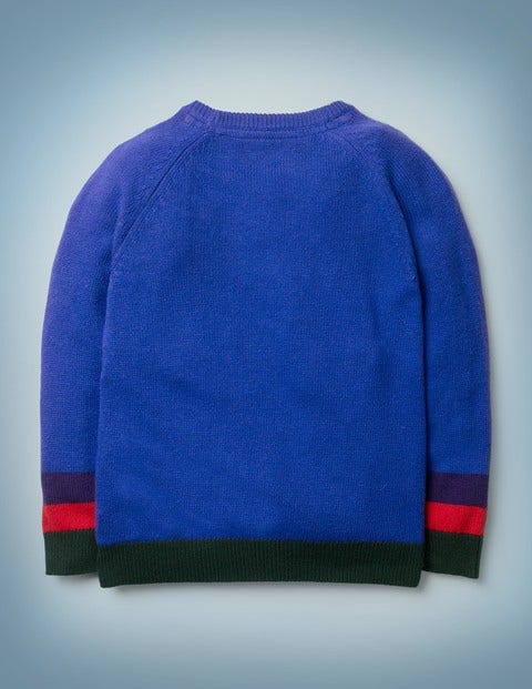 Pull à motif match de Quidditch - Bleu duc Pull à motif match de Quidditch - Bleu duc