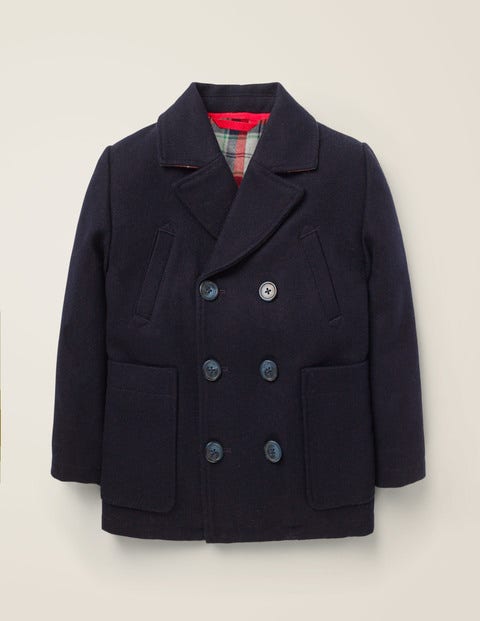 Wool Peacoat - Navy Wool Peacoat - Navy
