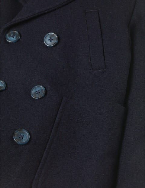 Wool Peacoat - Navy Wool Peacoat - Navy