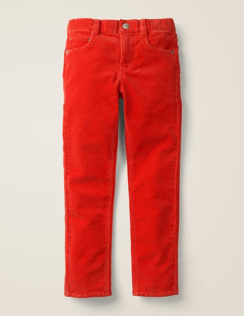 Slim Cord Jeans - Orange Red Cord Slim Cord Jeans - Orange Red Cord