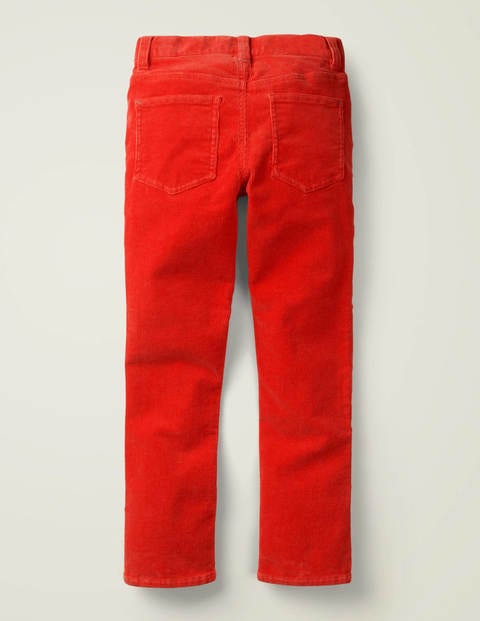 Slim Cord Jeans - Orange Red Cord Slim Cord Jeans - Orange Red Cord